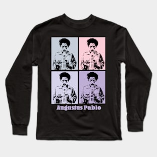 Augustus Pablo Melodic Pop Art Long Sleeve T-Shirt